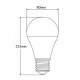 Светодиодная лампа LedEX E27 10W 950Lm 4000K 270° 220V