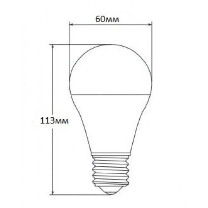 Светодиодная лампа LedEX E27 10W 950Lm 4000K 270° 220V