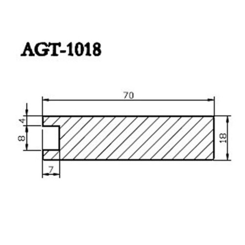 МДФ профиль AGT 1018