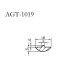 МДФ профиль-накладка AGT 1019