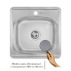 Мойка кухонная Imperial 4848 0.6 мм Decor