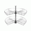 Карусель 3/4 GIFF d=750 хром (2 полки)