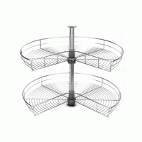Карусель 3/4 GIFF d=750 хром (2 полки)