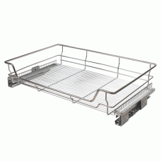 Корзина фасад выдвижная с доводчиком GIFF хром