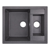 Гранитная мойка двойная Lidz 615x500/200 BLA-03