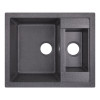Гранитная мойка двойная Lidz 615x500/200 BLA-03