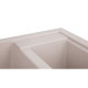 Кухонная мойка гранитная двойная Lidz 615x500/200 COL-06