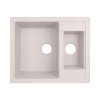 Гранитная мойка двойная Lidz 615x500/200 COL-06