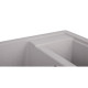 Кухонная мойка гранитная двойная Lidz 615x500/200 GRA-09