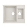 Гранитная мойка двойная Lidz 615x500/200 STO-10