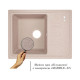 Кухонная мойка гранитная Lidz 620x435/200 MAR-07