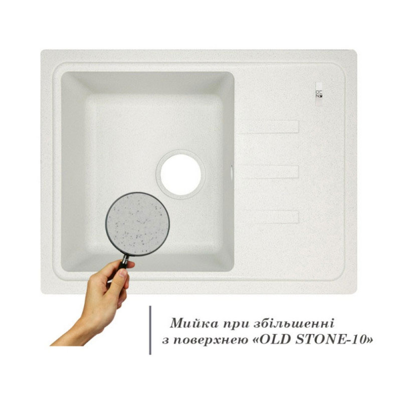 Кухонная мойка гранитная Lidz 620x435/200 STO-10