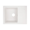 Гранитная мойка Lidz 620x435/200 WHI-01