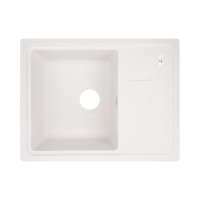 Кухонная мойка гранитная Lidz 620x435/200 WHI-01