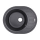 Кухонная мойка гранитная Lidz 620x500/200 BLA-03