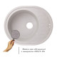 Кухонная мойка гранитная Lidz 620x500/200 GRA-09