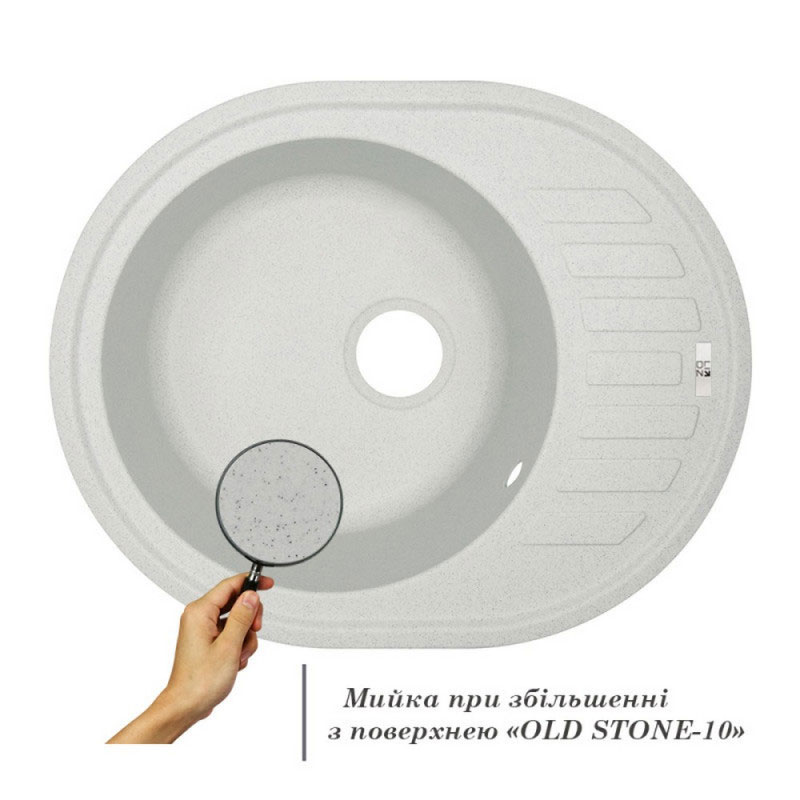 Кухонная мойка гранитная Lidz 620x500/200 STO-10
