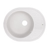 Гранитная мойка Lidz 620x500/200 WHI-01