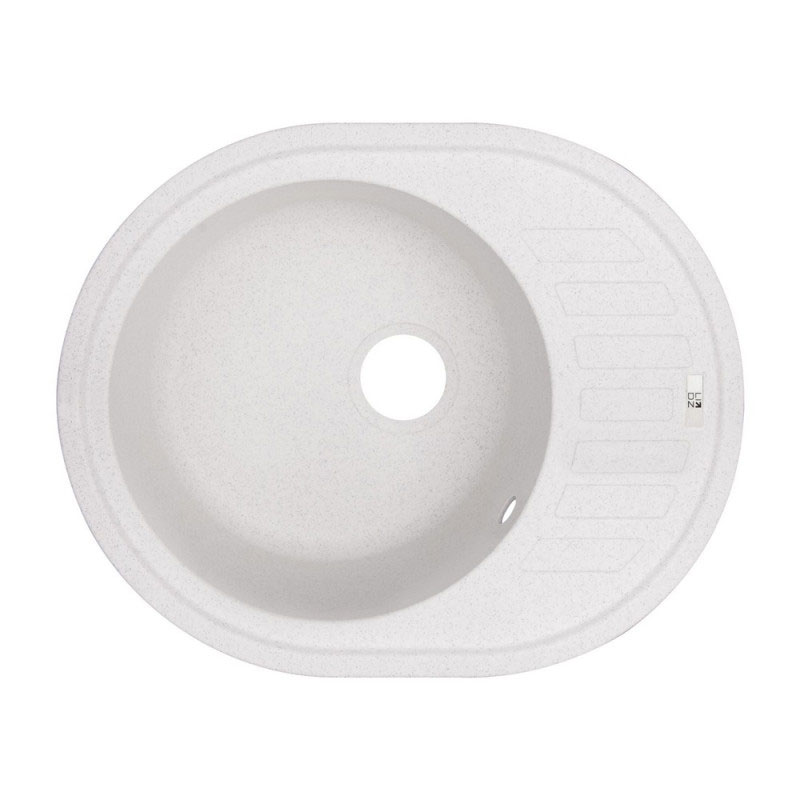 Кухонная мойка гранитная Lidz 620x500/200 WHI-01
