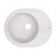 Кухонная мойка гранитная Lidz 620x500/200 WHI-01