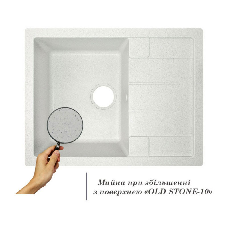 Кухонная мойка гранитная Lidz 650x500/200 STO-10