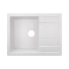 Гранитная мойка Lidz 650x500/200 WHI-01