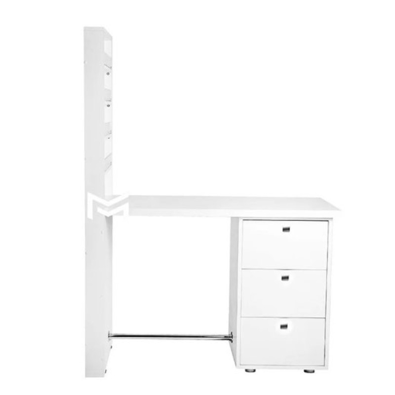 Стол маникюрный M119 белый с выдвижными ящиками