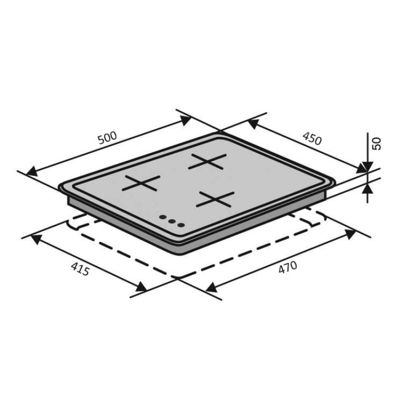 Варочная поверхность газовая HG430-G1G CEST (IVORY)