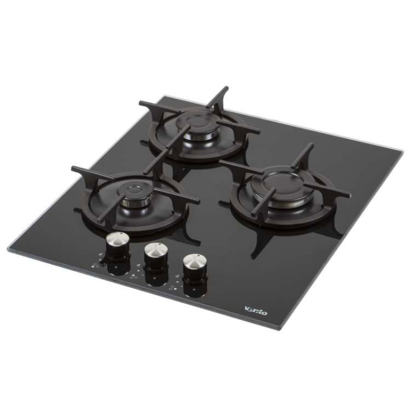 Варочная поверхность газовая Ventolux HG430-G3G CS (BK)