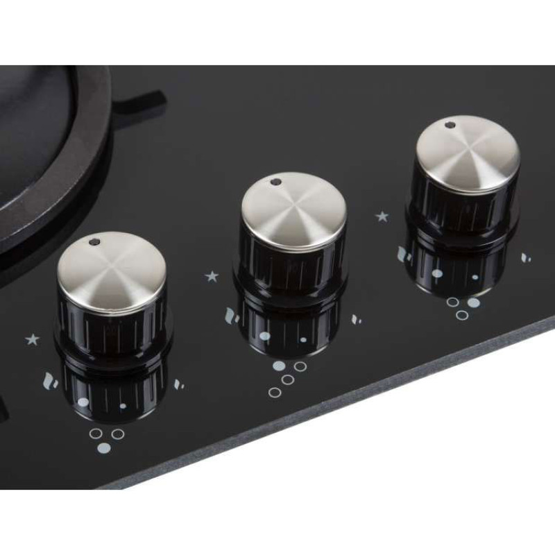 Варочная поверхность газовая Ventolux HG430-G3G CS (BK)