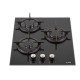 Варочная поверхность газовая Ventolux HG430-G3G CS (BK)