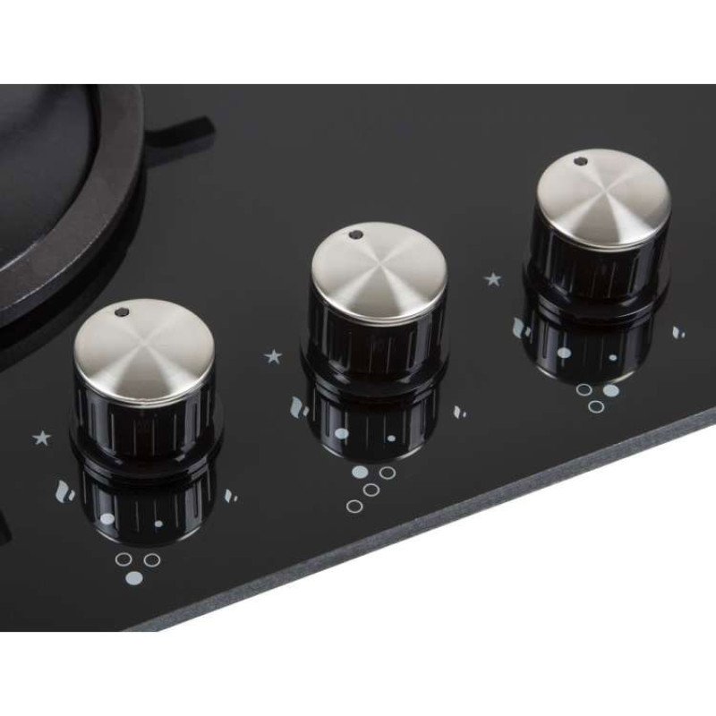 Варочная поверхность газовая Ventolux HG430-G3G CS (BK)