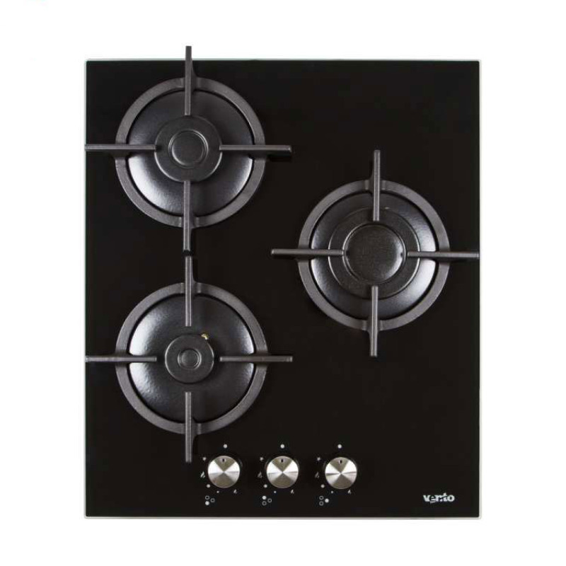 Варочная поверхность газовая Ventolux HG430-G3G CS (BK)