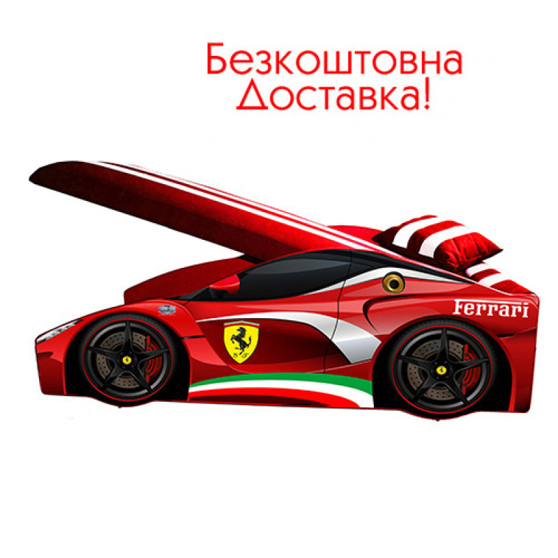 Детская кровать Элит Е (матрас+мягкий спойлер+подушка+газовый механизм)