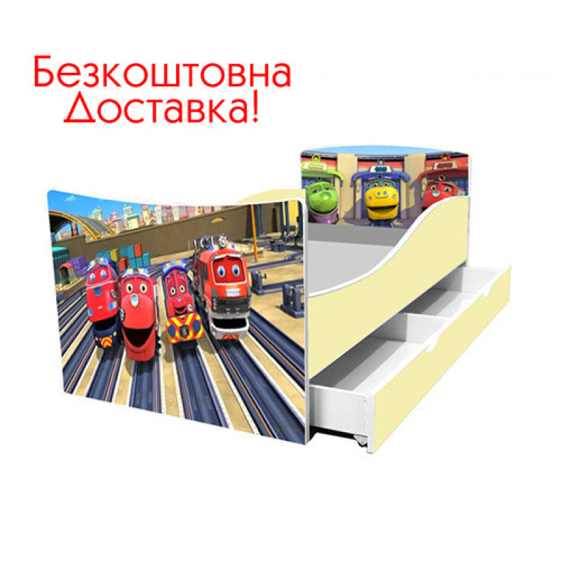 Детская кровать "KINDER" (с ящиком)
