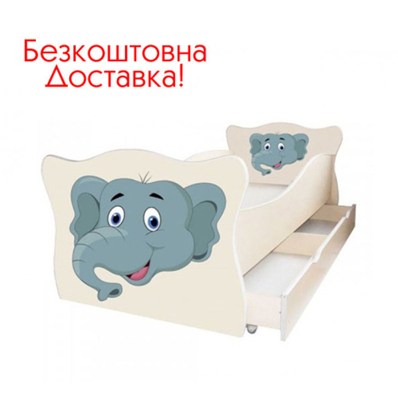 Детская кровать "Animal" (с ящиком)