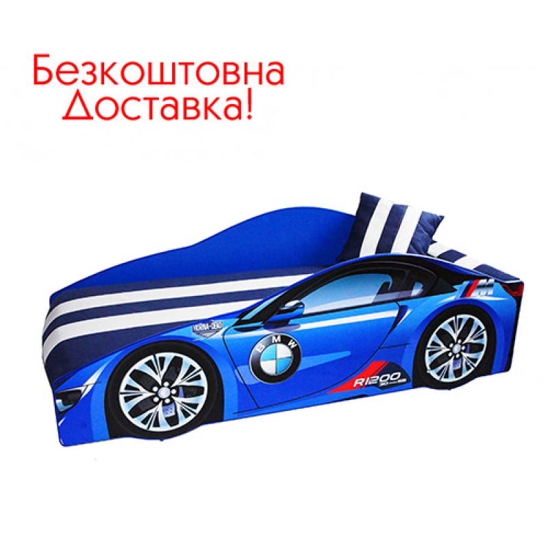 Детская кровать Элит Е (матрас+мягкий спойлер+подушка+ящик)