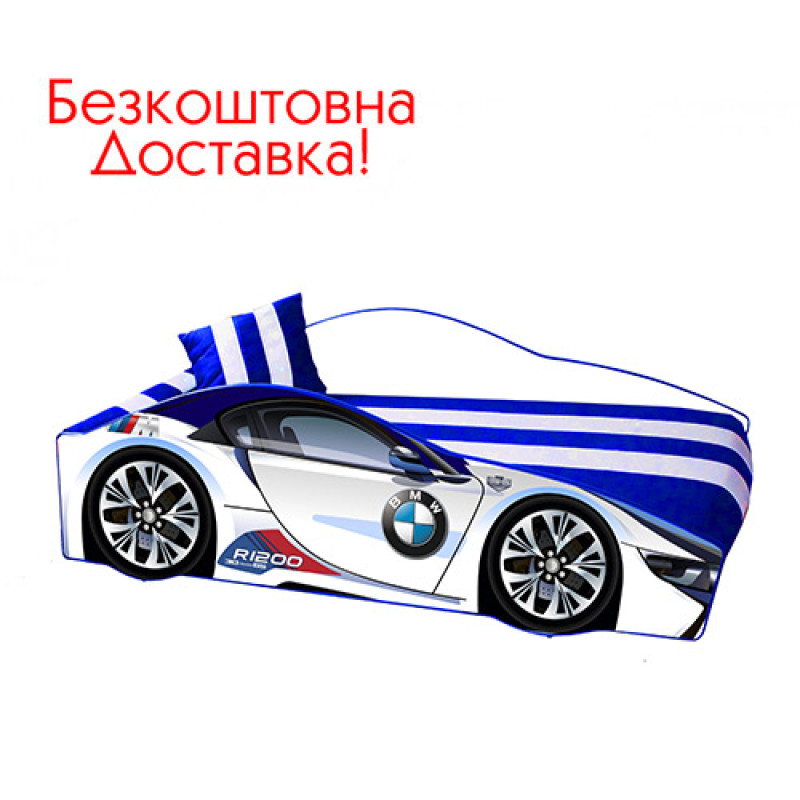 Детская кровать Элит Е (матрас+мягкий спойлер+подушка+ящик)