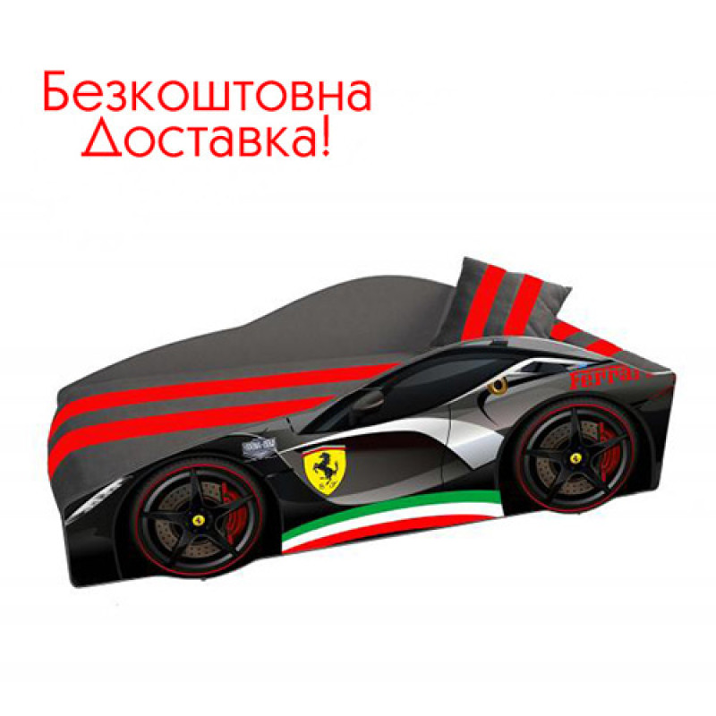 Детская кровать Элит Е (матрас+мягкий спойлер+подушка+ящик)
