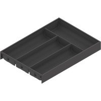 Лоток для столових приладів Legrabox L=450 мм, терра-чорний, матовий