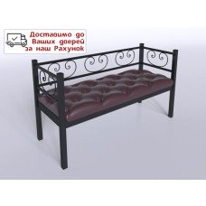 Двухместный диван кованый Грин Трик (разные цвета)