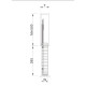 Карго боковое крепление с доводчиком Star 150/2 (правое, левое) хром Muller