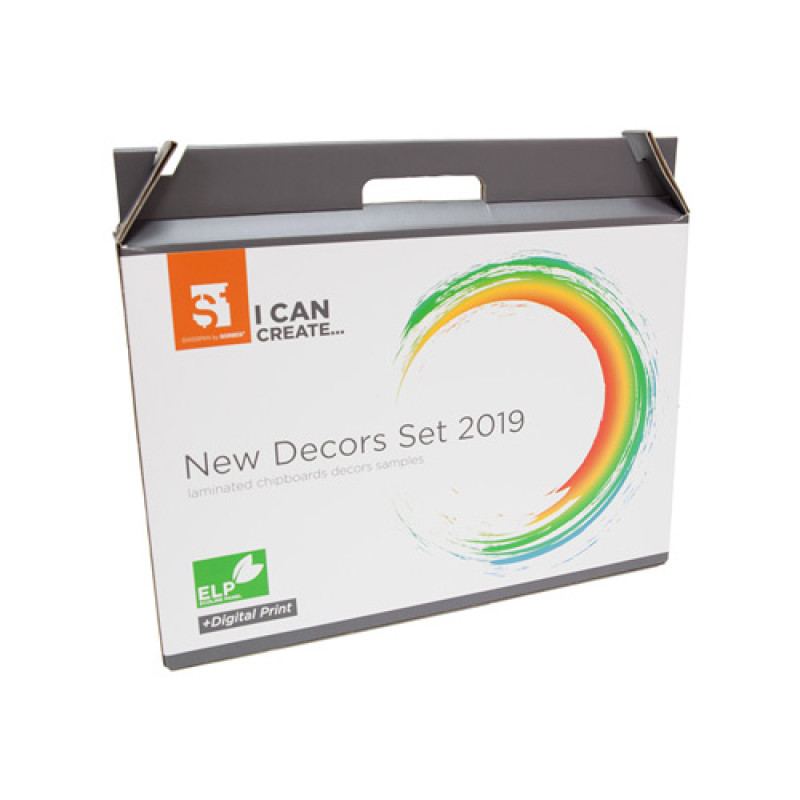 Каталог образцов (веер) ЛДСП Swisspan New Decors set 2019