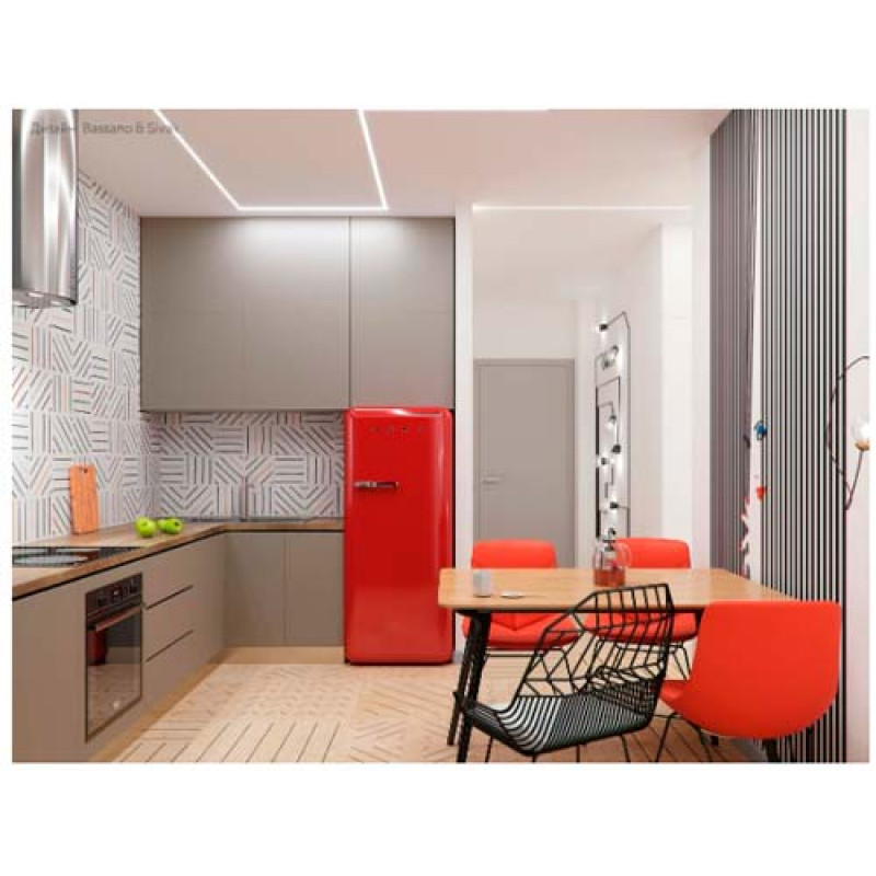 Панель МДФ Alvic 1282-18 мм Metaldeco