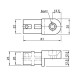 Крепление R-41 (Соединение петлевое) Хром 