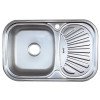 Кухонная мойка Kraft закругленная 78x48 0.8/180 Decor