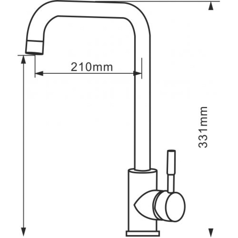 Смеситель Melana 8106