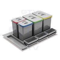 Сегрегатор MULTINO 2 X 15 л + 2 X 7 л + 3 емкости